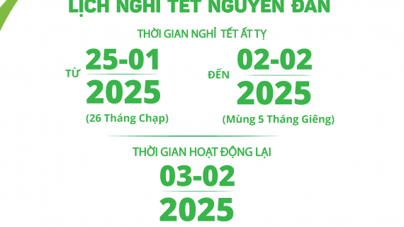 LỊCH NGHỈ TẾT XUÂN ẤT TỴ 2025